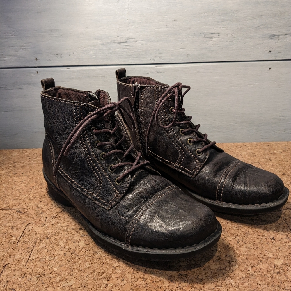 Genuine Leather Ankle Boots